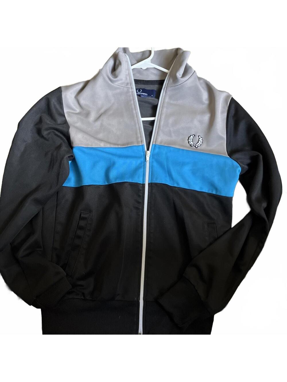 Fred Perry Colorblock Track Jacket Size S